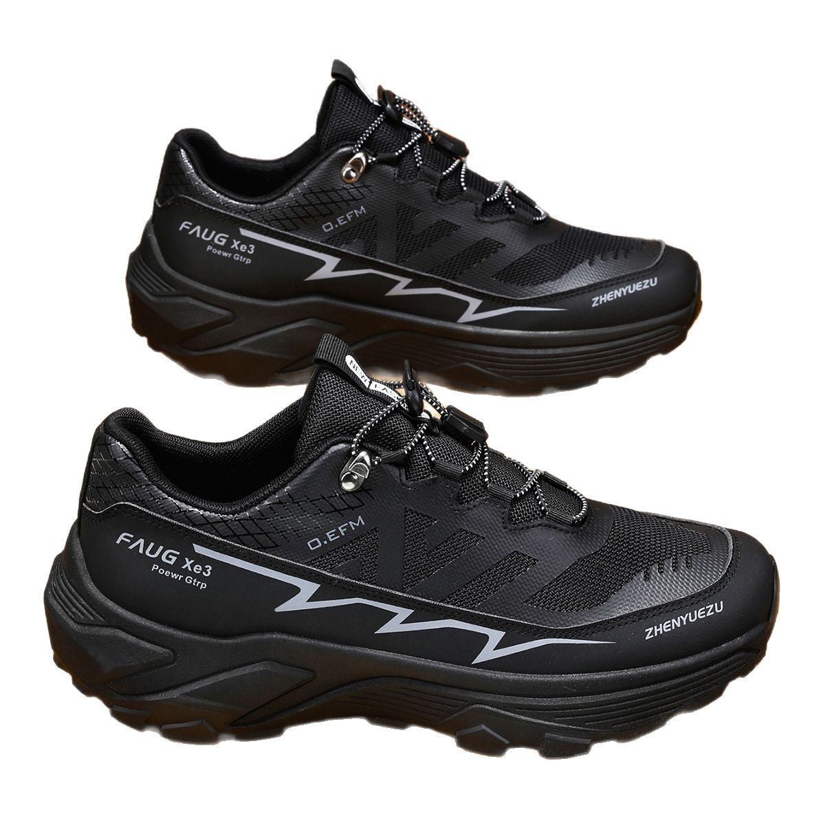 Men Colorblock Sneakers Outdoor Casual Mountaineering Hiking Running Sports Shoes - THREADLIGHT