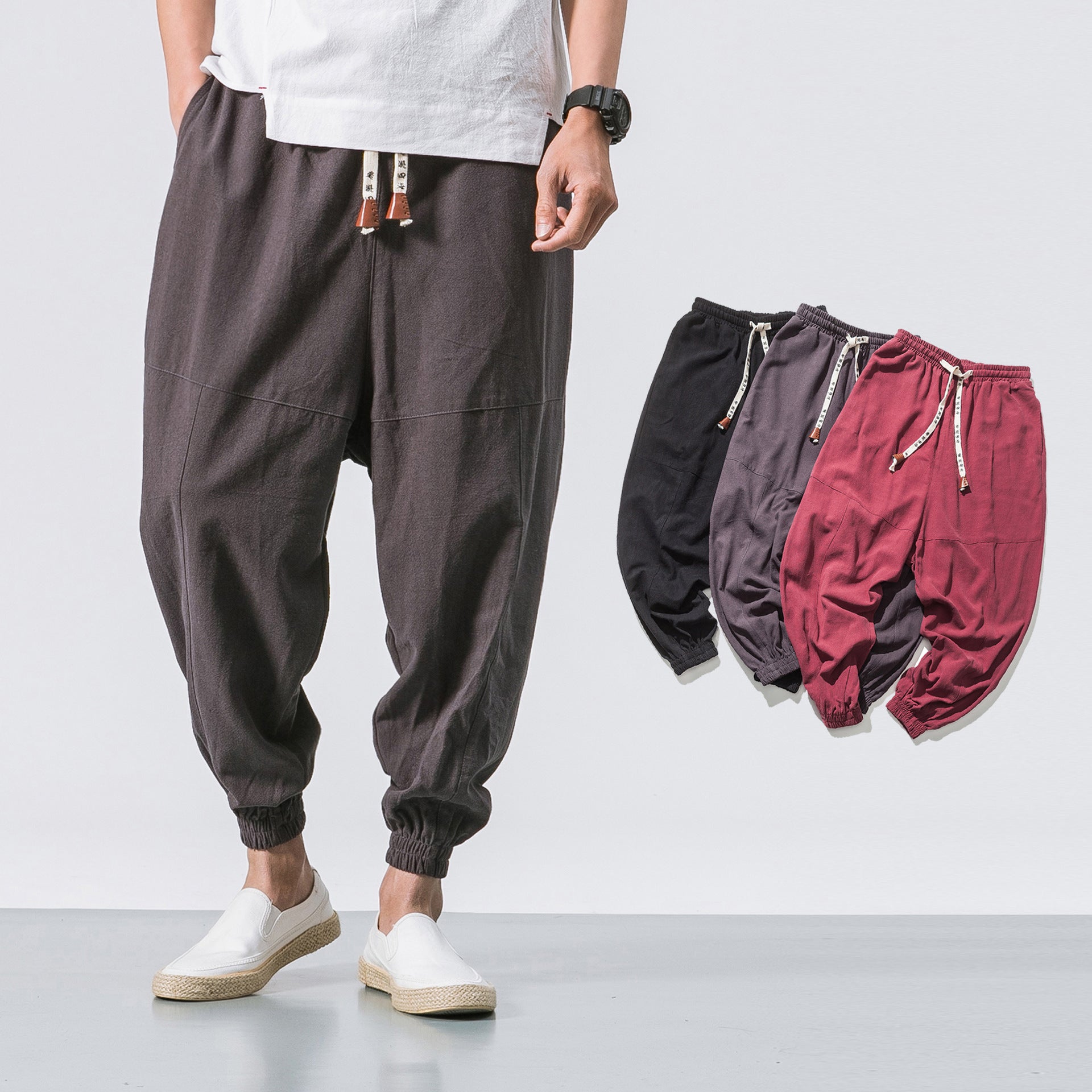 Mens Hip Hop Streetwear Gym Joggers - THREADLIGHT