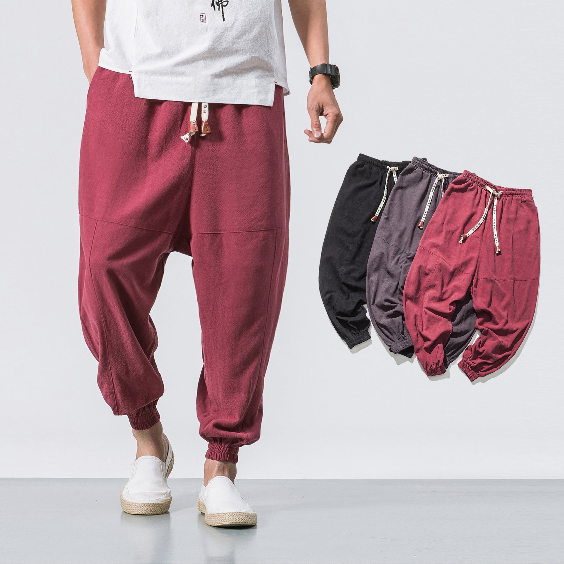 Mens Hip Hop Streetwear Gym Joggers - THREADLIGHT