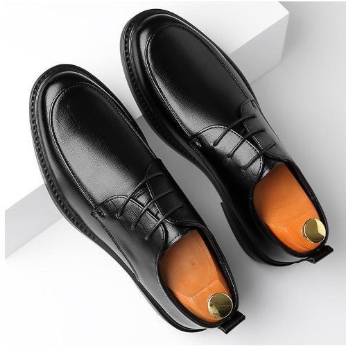 Men's Leather Shoes Spring Fashion New Non - slip Breathable - THREADLIGHT