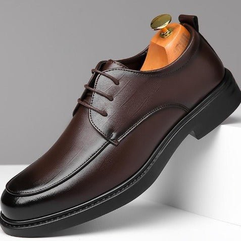 Men's Leather Shoes Spring Fashion New Non - slip Breathable - THREADLIGHT