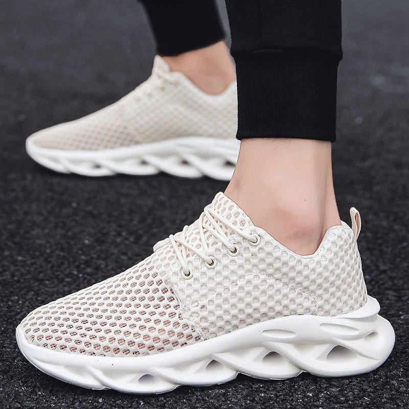 Men'S Outdoor Hollow Mesh Running Shoes - THREADLIGHT