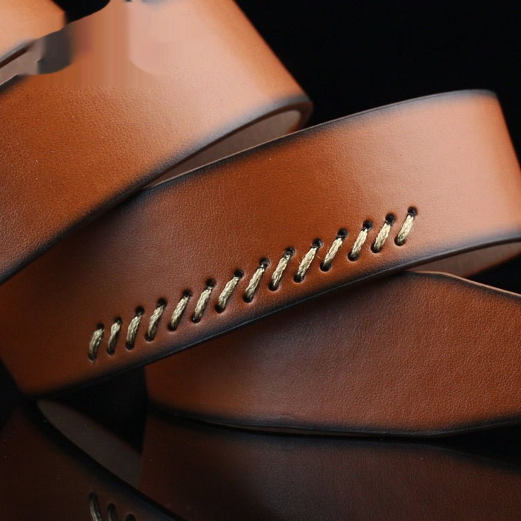 Men's Threading Casual Student Pin Buckle Belt - THREADLIGHT