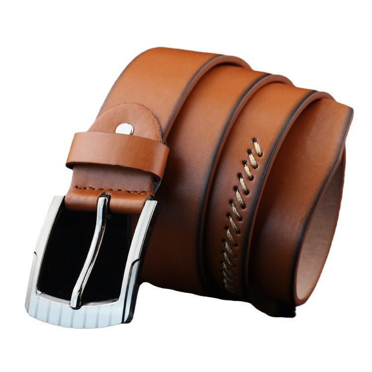 Men's Threading Casual Student Pin Buckle Belt - THREADLIGHT