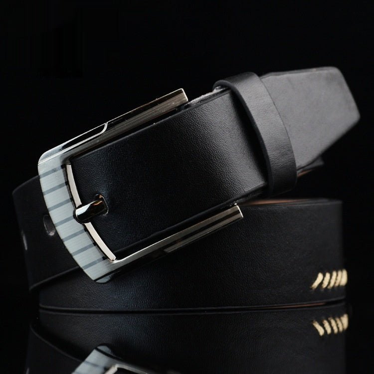 Men's Threading Casual Student Pin Buckle Belt - THREADLIGHT