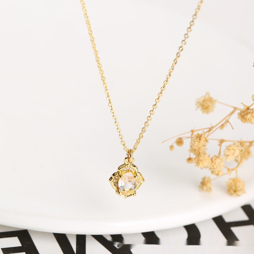 Micro - inlaid Crystal Zircon Inlaid Three - piece Set - THREADLIGHT