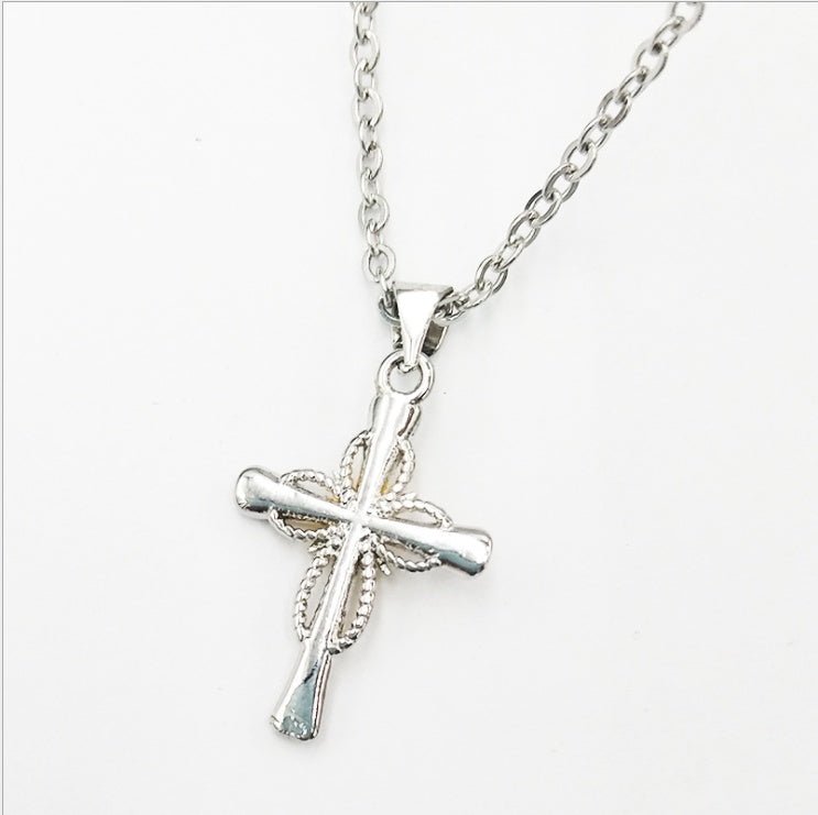 Octagonal Star Cross Alloy Pendant - THREADLIGHT