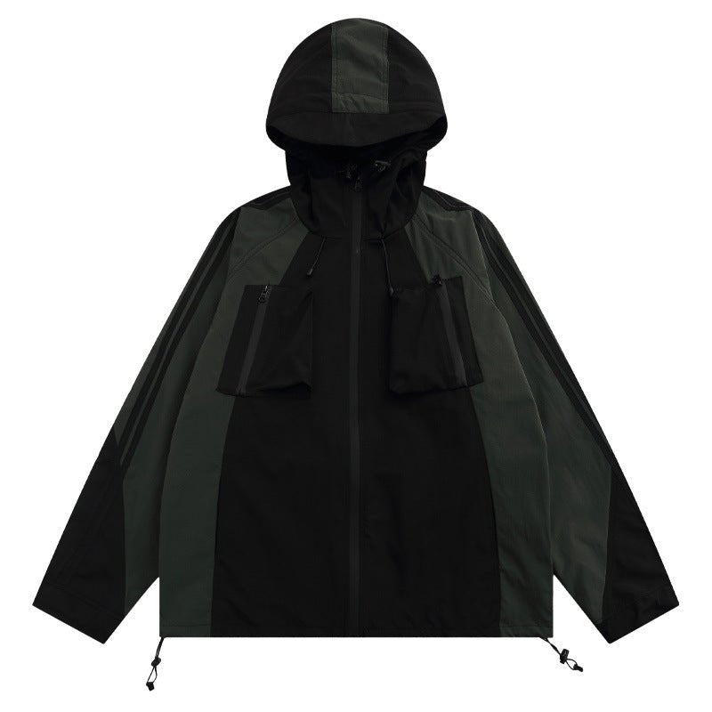 Outdoor Jacket Coat Men's Niche Hooded Jacket - THREADLIGHT