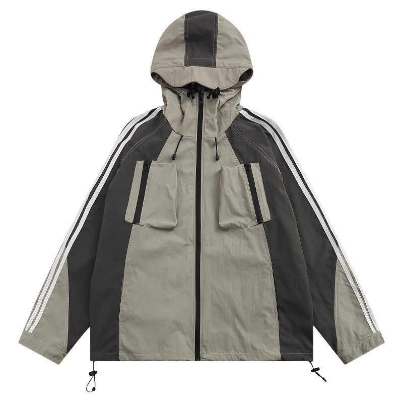 Outdoor Jacket Coat Men's Niche Hooded Jacket - THREADLIGHT