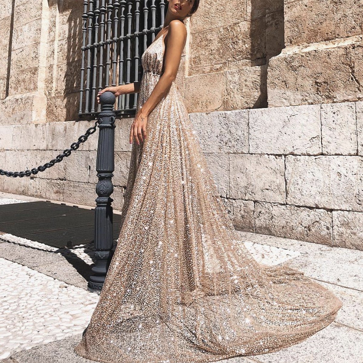 Sexy Evening Gown Women Dress Ladies Pencil Party Dresses - THREADLIGHT