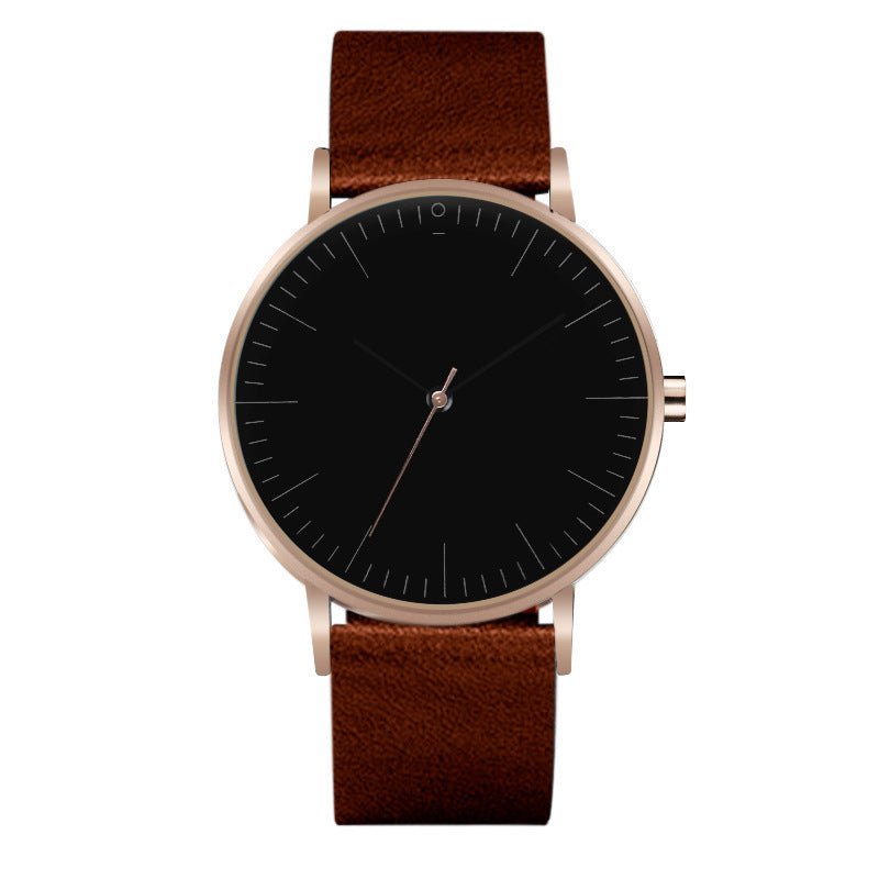 Simple Style Men's Quartz Watch Fashion Casual Watches Women Men Wristwatch Relogio Masculino - THREADLIGHT