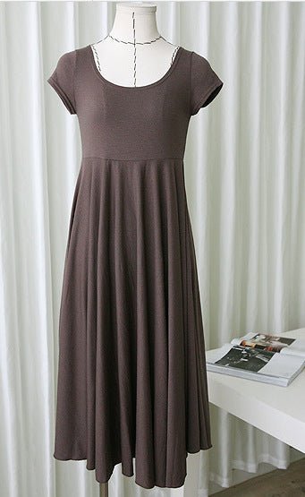 Slim - fit Modal Maternity Dress - THREADLIGHT