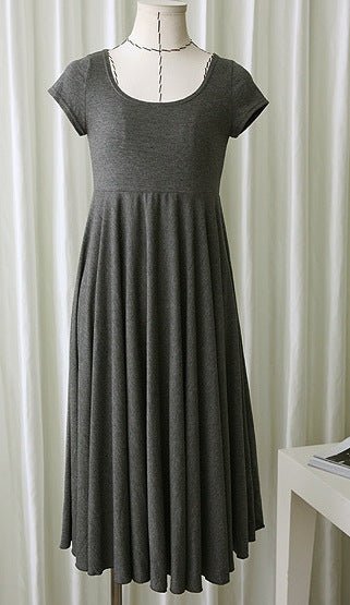 Slim - fit Modal Maternity Dress - THREADLIGHT