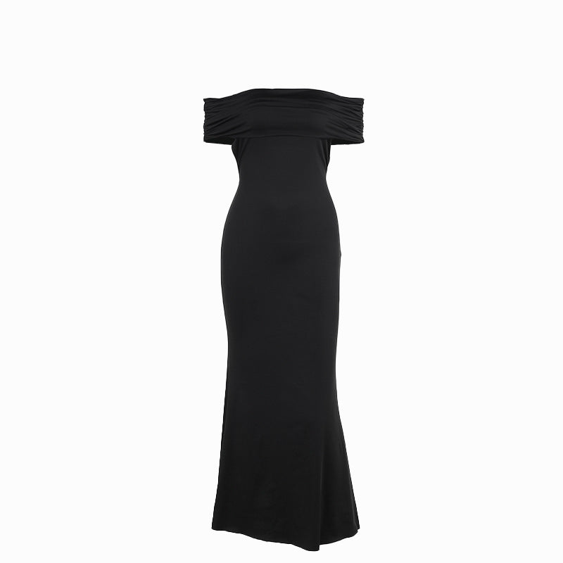 Socialite Style Elegant Sexy Backless Off - shoulder Dress Women - THREADLIGHT