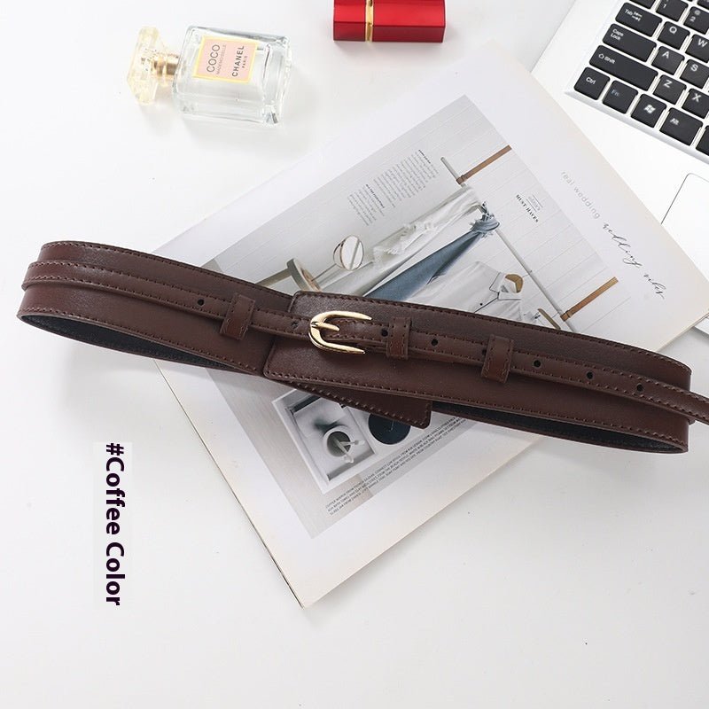 Suit Jacket Fashion Wide Waist Seal Belt - THREADLIGHT