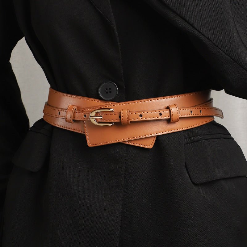 Suit Jacket Fashion Wide Waist Seal Belt - THREADLIGHT