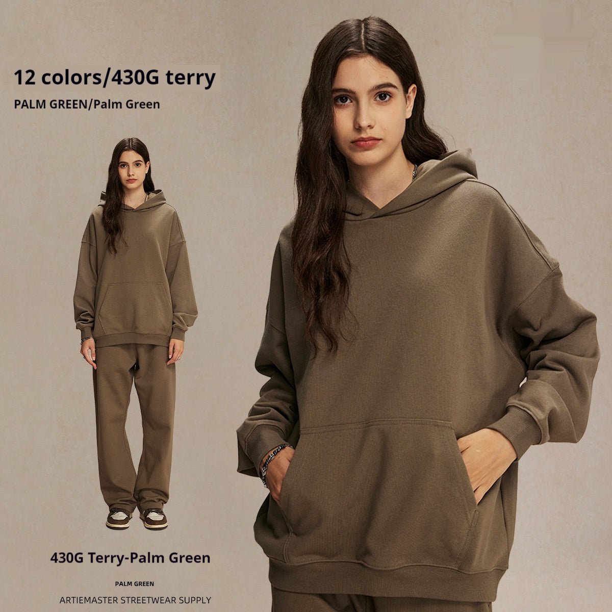 Terry Sweater Men's And Women's Hoodies - THREADLIGHT