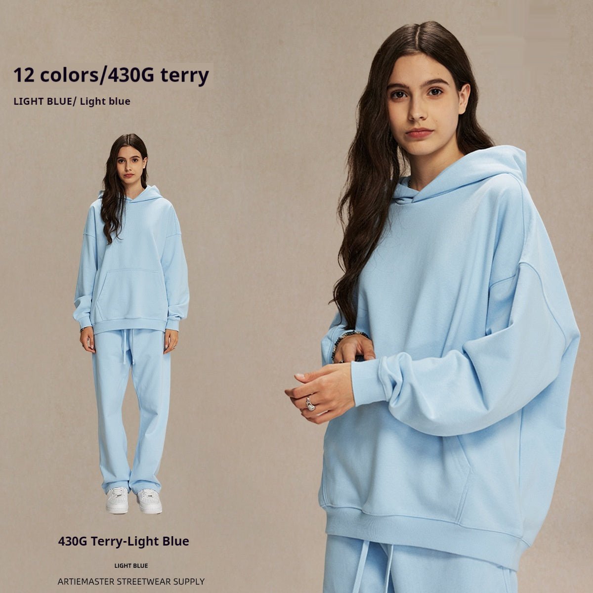 Terry Sweater Men's And Women's Hoodies - THREADLIGHT