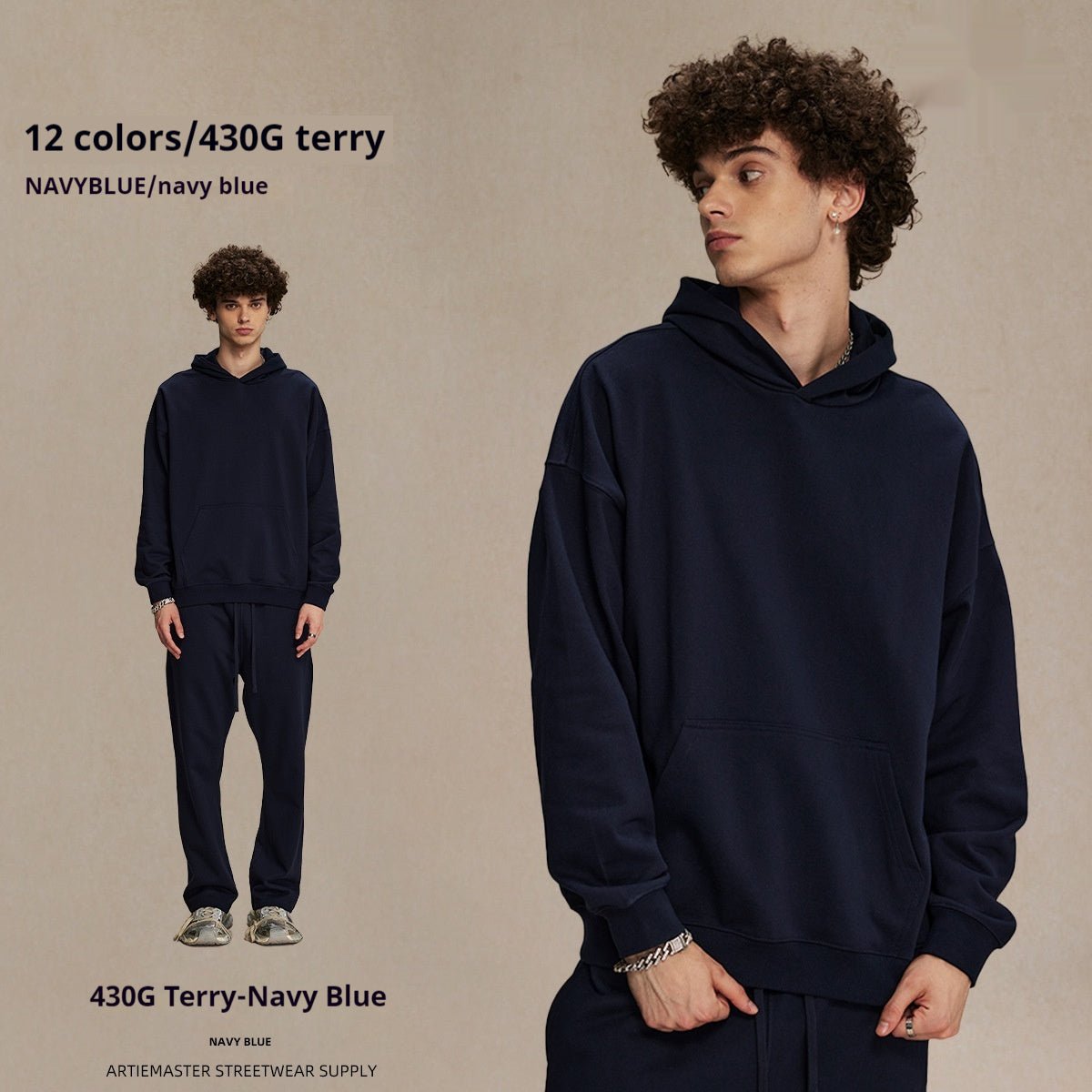 Terry Sweater Men's And Women's Hoodies - THREADLIGHT