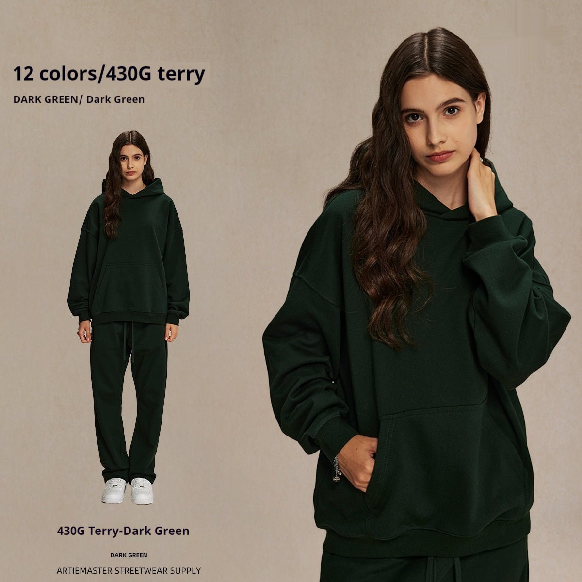 Terry Sweater Men's And Women's Hoodies - THREADLIGHT