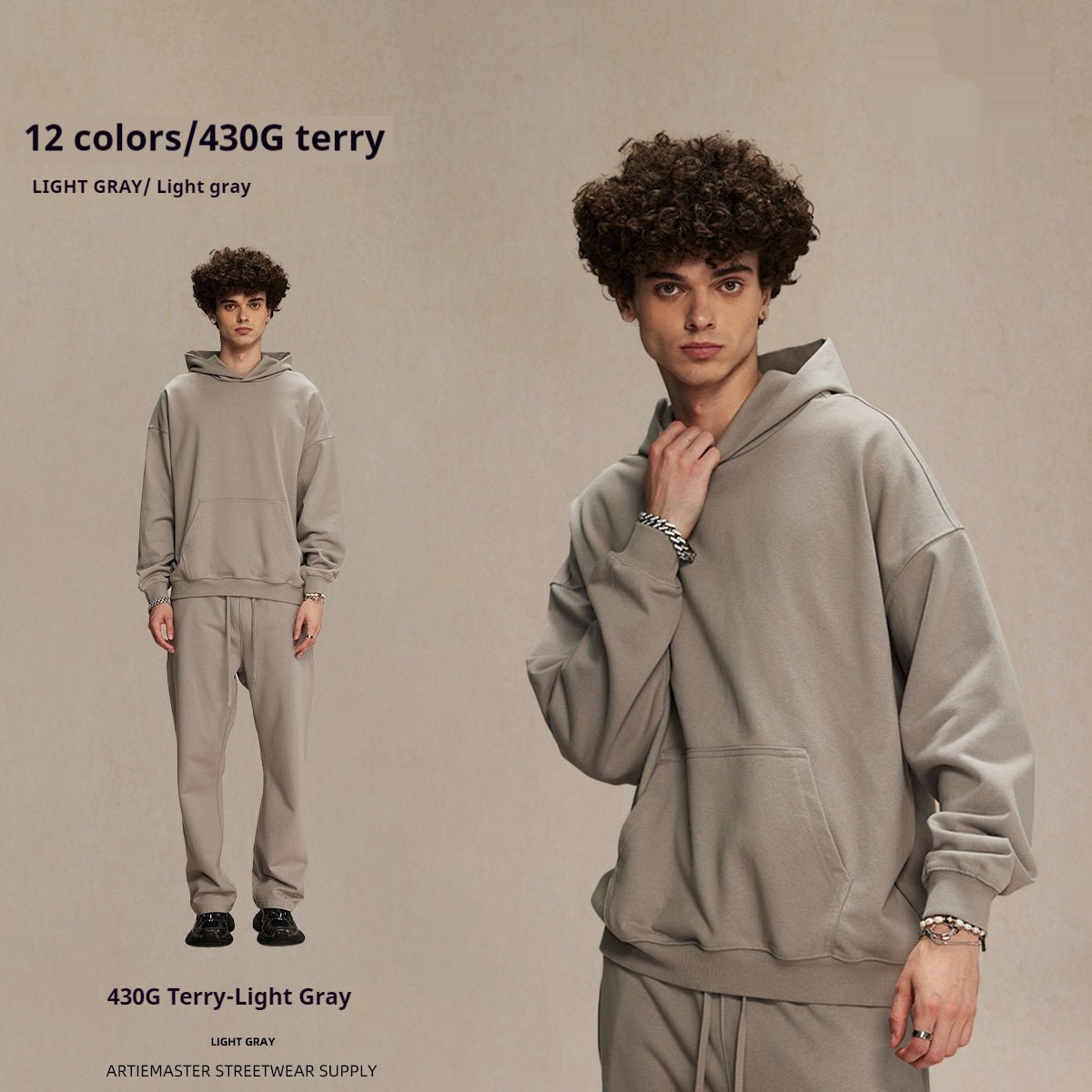 Terry Sweater Men's And Women's Hoodies - THREADLIGHT