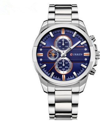 Top Brand Full Steel Wristwatch - THREADLIGHT