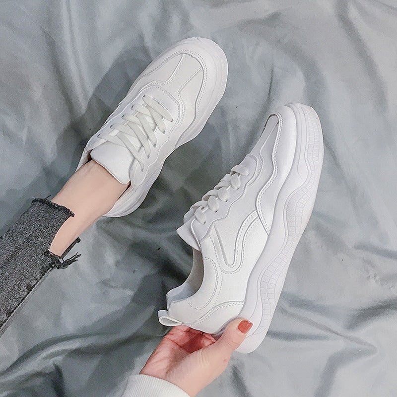 White shoes sneakers - THREADLIGHT