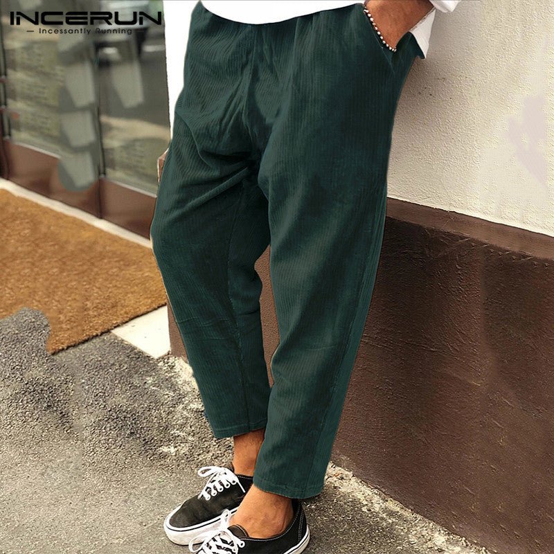 Winter Corduroy Streetwear Pants - THREADLIGHT