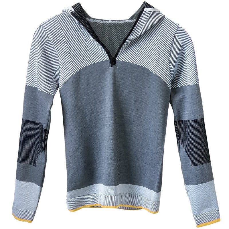 Women Hooded running jacket Long Sleeve Sweatshirt sports jacket - THREADLIGHT