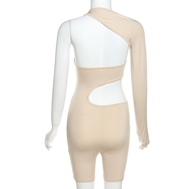 Women Tight Fitness Yoga Suits Off Shoulder Tops And Shorts Tops 2pcs Set - THREADLIGHT