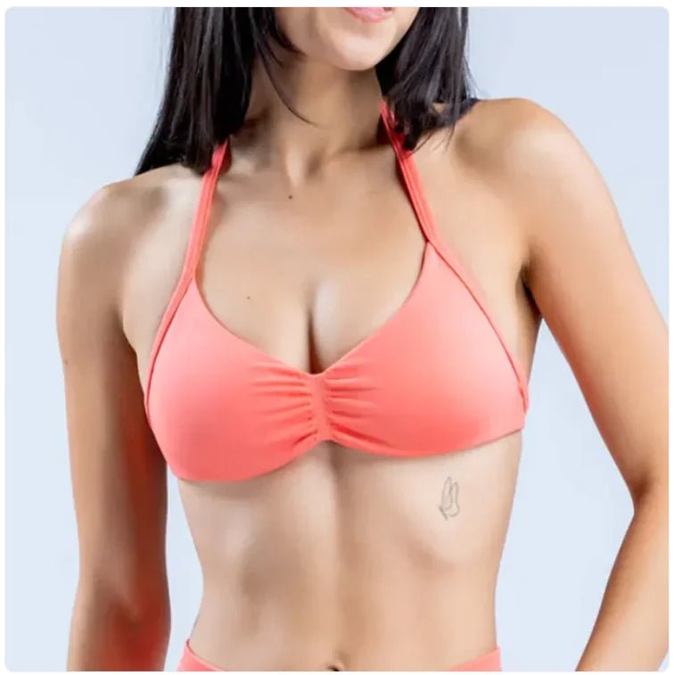 Women's Halter Back Sports Bra - THREADLIGHT