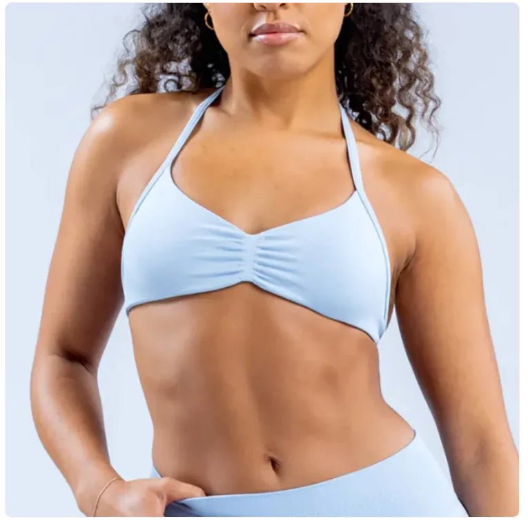 Women's Halter Back Sports Bra - THREADLIGHT