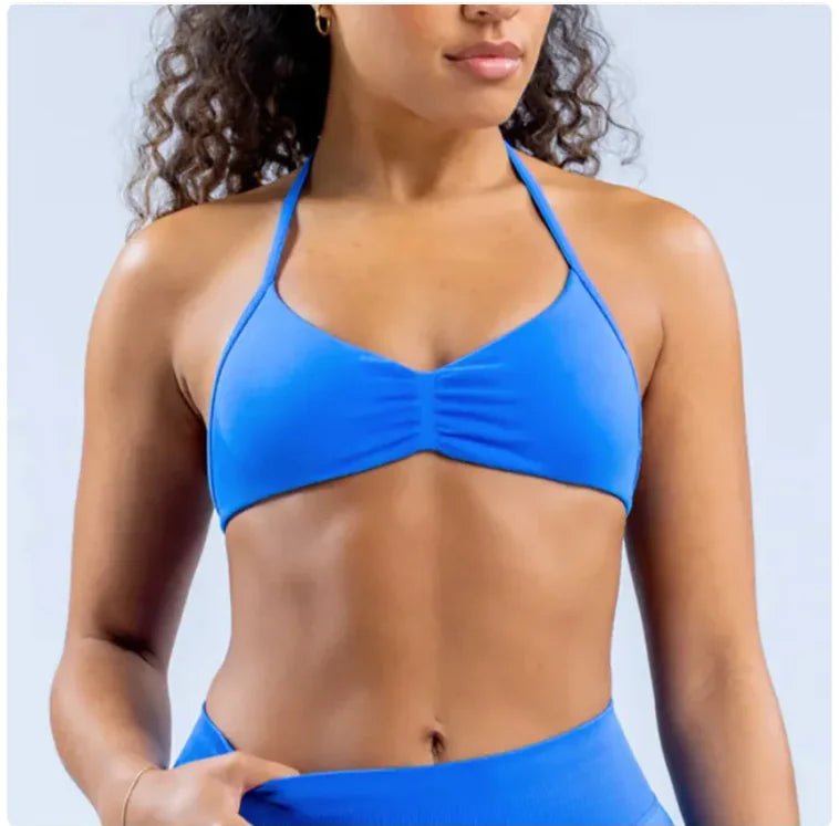 Women's Halter Back Sports Bra - THREADLIGHT