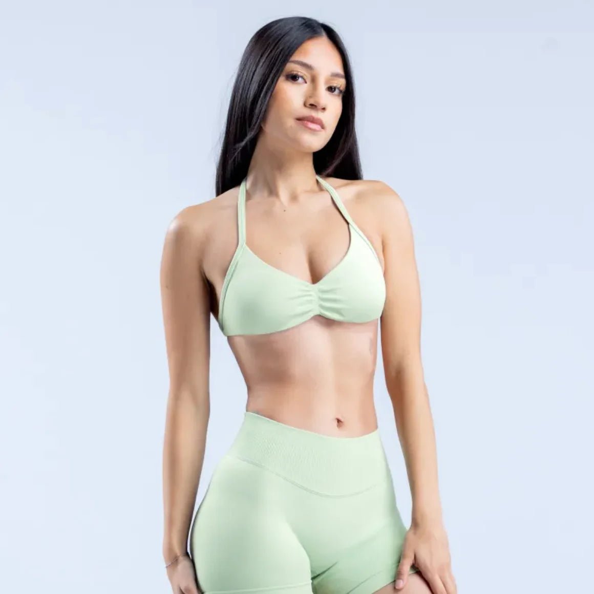 Women's Halter Back Sports Bra - THREADLIGHT