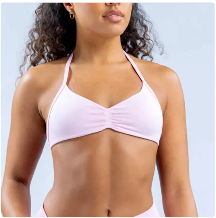 Women's Halter Back Sports Bra - THREADLIGHT