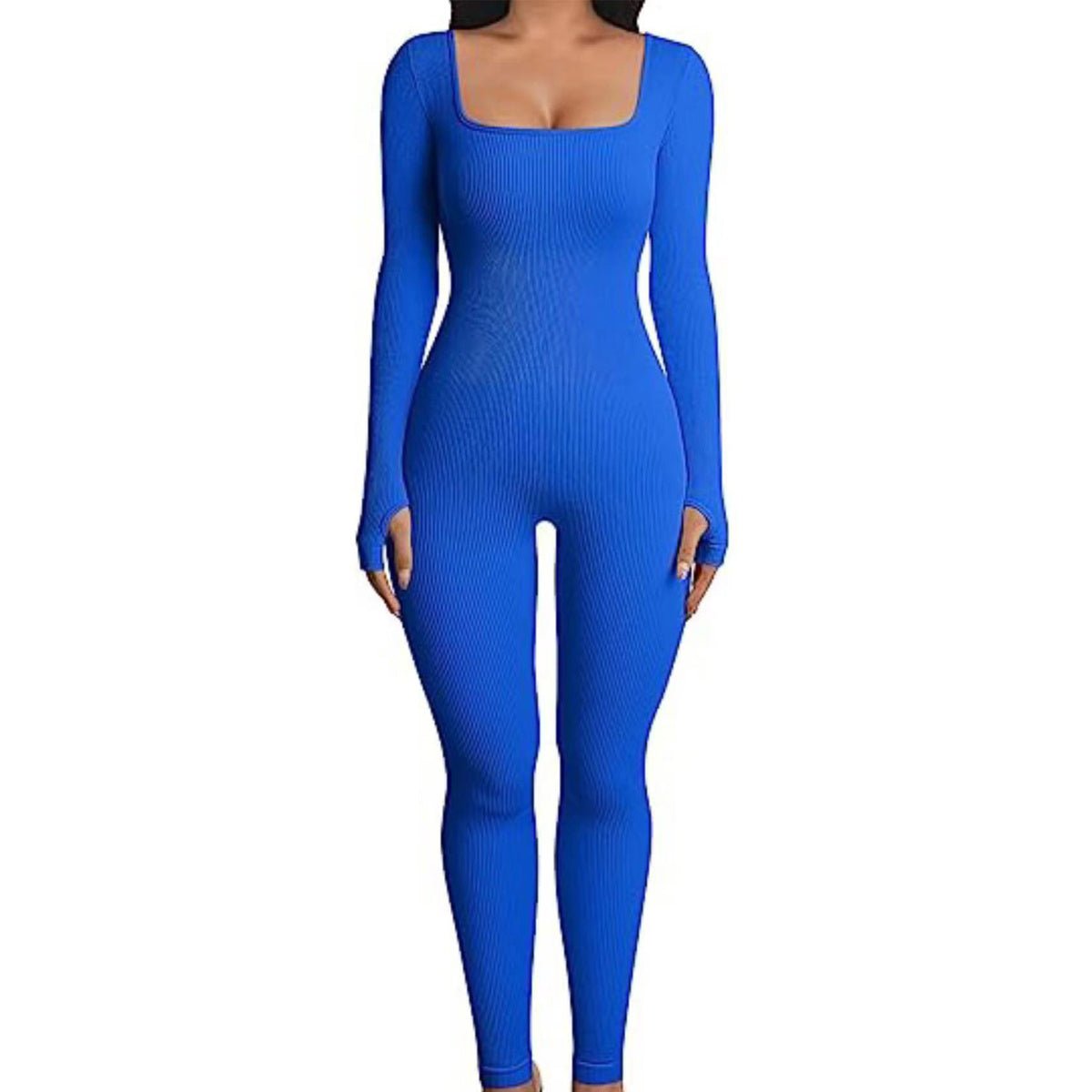 Women's Long - Sleeve Yoga Jumpsuit - THREADLIGHT