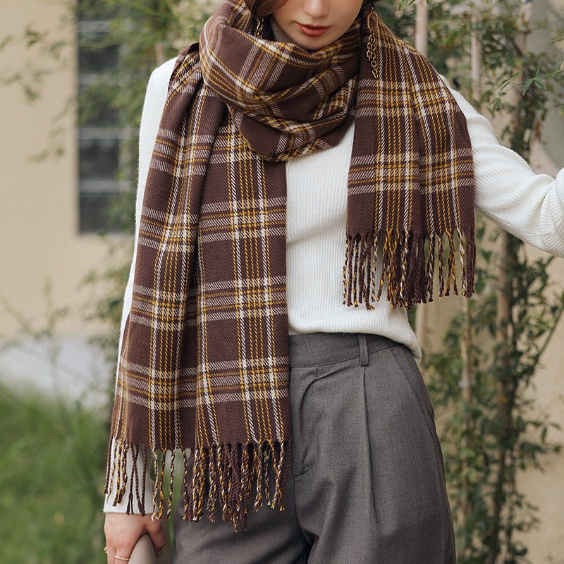 Women's New Line Printed Cashmere Scarves - THREADLIGHT