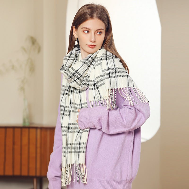 Women's New Line Printed Cashmere Scarves - THREADLIGHT