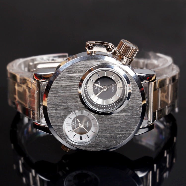 Wristwatch, quartz wristwatch alloy leather student Watch - THREADLIGHT
